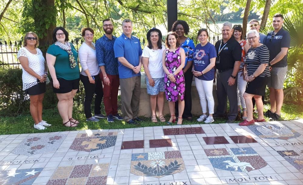 la Société Nationale de l’Acadie en mission en Louisiane dans le cadre du Festival International de Louisiane